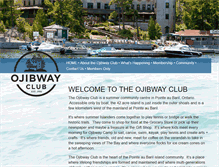 Tablet Screenshot of ojibwayclub.com